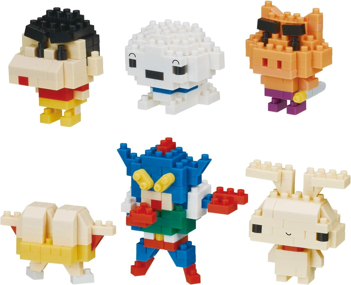 Nanoblock - 迷你蠟筆小新 劇場版 (6件裝)