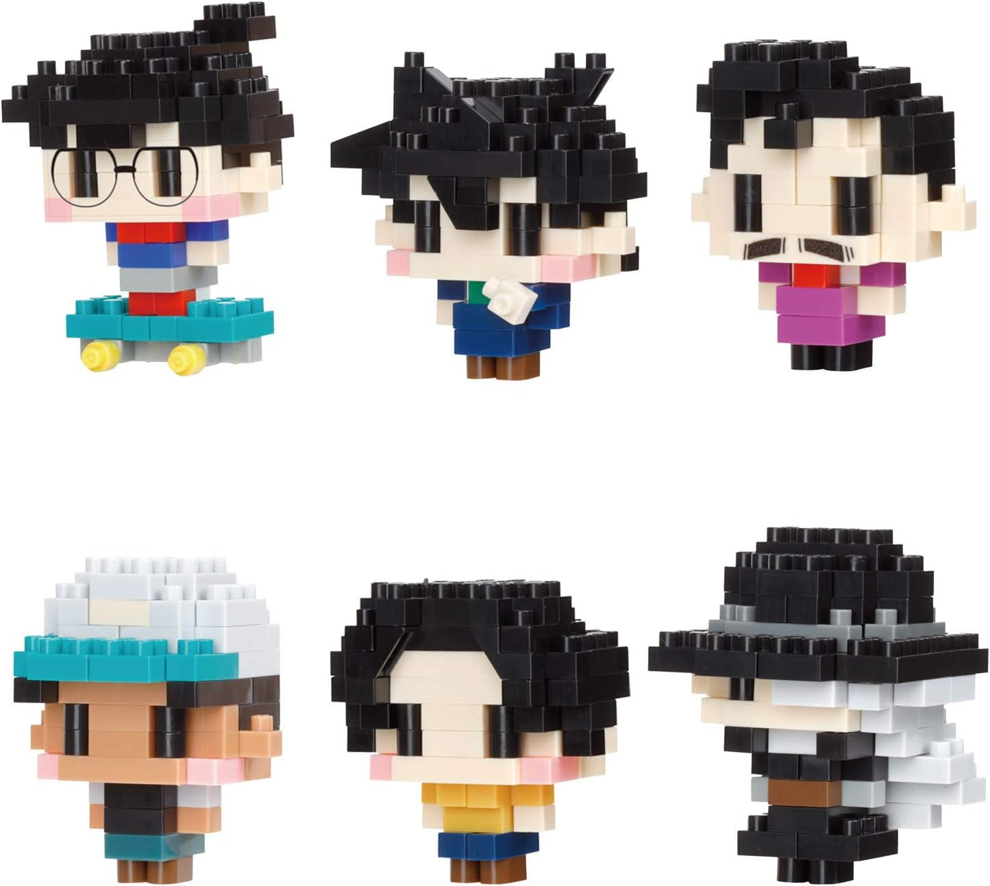 Nanoblock - 迷你名偵探柯南 vol.2 (6件裝)