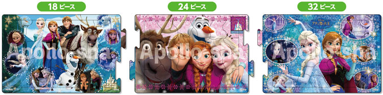 兒童向 - 魔雪奇緣 18/24/32塊 (16.5×74cm)