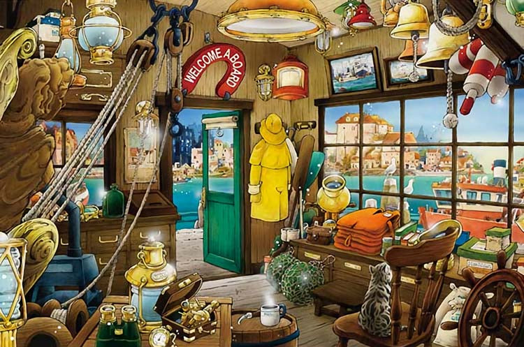 Hiroyuki Keikawa - 漁民假期 1000塊 (50×75cm)