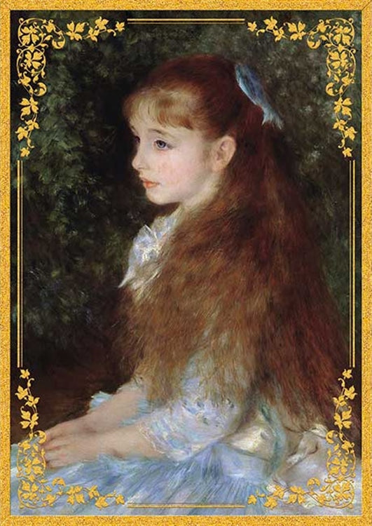 (燙金工藝)雷諾瓦 - 康達維斯小姐像 108塊 (18.2×25.7cm)