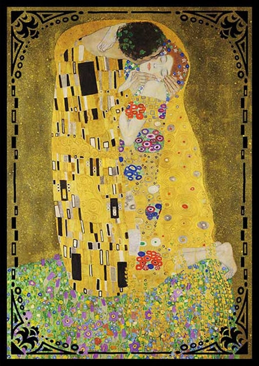 (燙金工藝) 克林姆 - 接吻 108塊 (18.2×25.7cm)