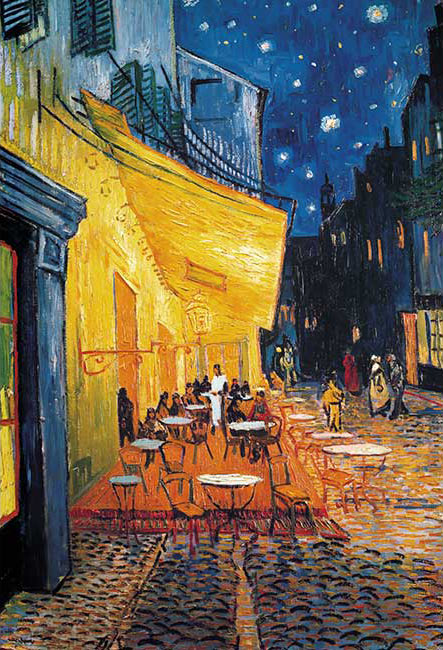 (迷你尺寸) 梵高 - 夜晚露天咖啡座 120塊 (10×14.7cm)