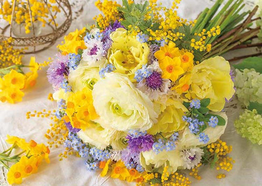 花藝 - 幸福的花束 500塊 (38×53cm)