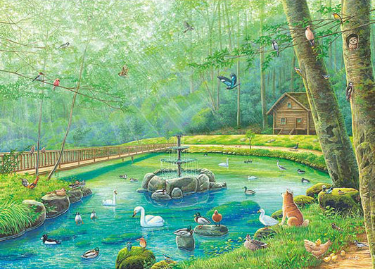 西倉水戶 - 鯉魚之泉 500塊 (38×53cm)