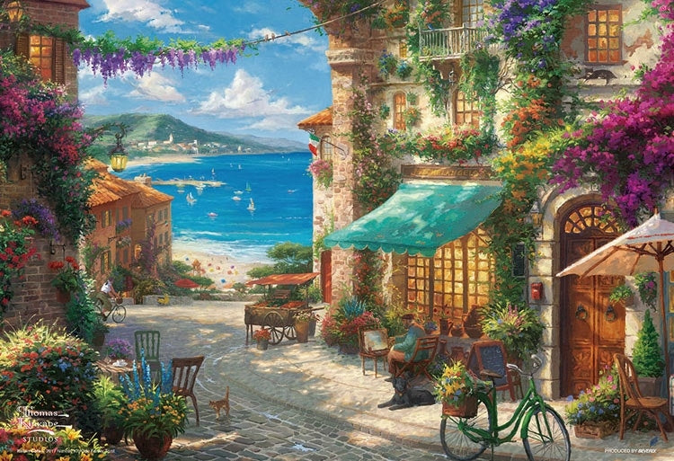 (迷你尺寸) Thomas - 西西里島的咖啡館 1000塊 (26×38cm)