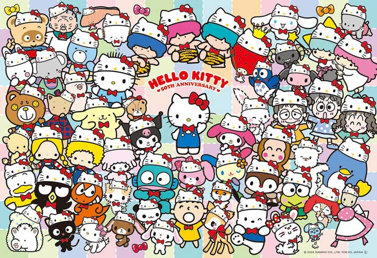 Sanrio - Hello Kitty 角色誕生 50 週年 300塊 (26×38cm)