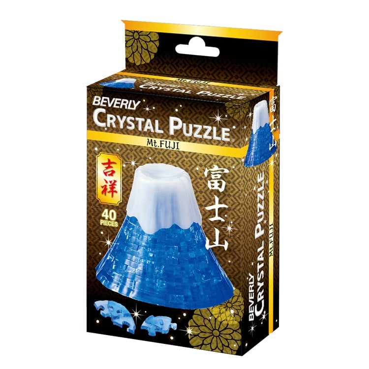 水晶立體 - 藍富士山 40塊