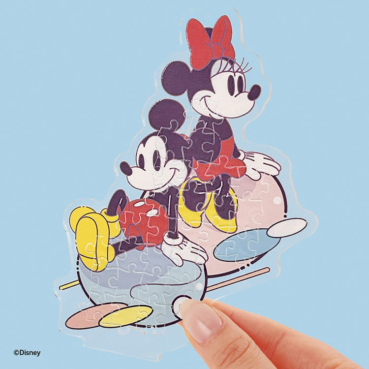 水晶立體 -米奇米妮 Mickey & Minnie 87塊
