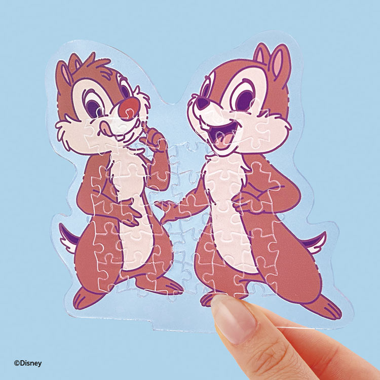 水晶立體 - 鋼牙與大鼻 Chip & Dale 89塊
