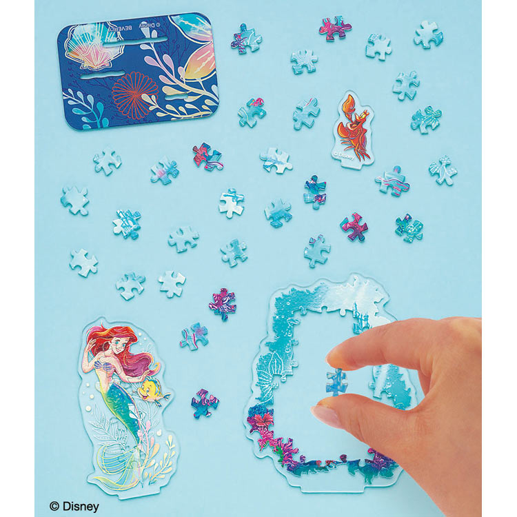 水晶立體 - 小魚仙 Ariel 與朋友們 38塊