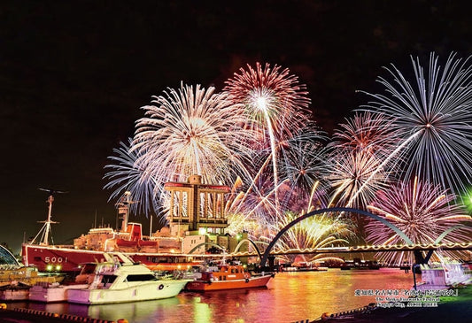 日本風景 - 名古屋水上藝術花火 300塊 (26×38cm)