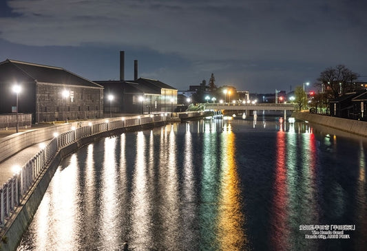 日本風景 - 愛知縣半田市 半田運河 300塊 (26×38cm)