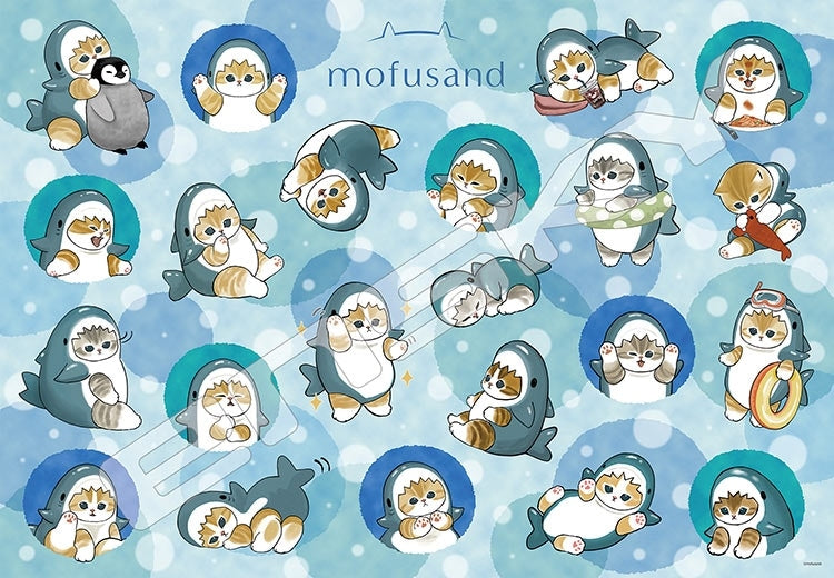Mofusand - 鯊魚貓 1000塊 (51×73.5cm)