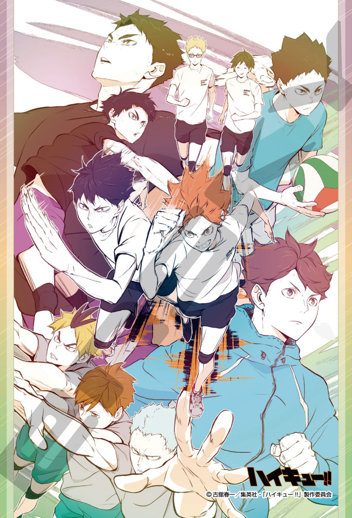 (透明樹脂) 排球少年 - 每日學習 126塊 (10×14.7cm)