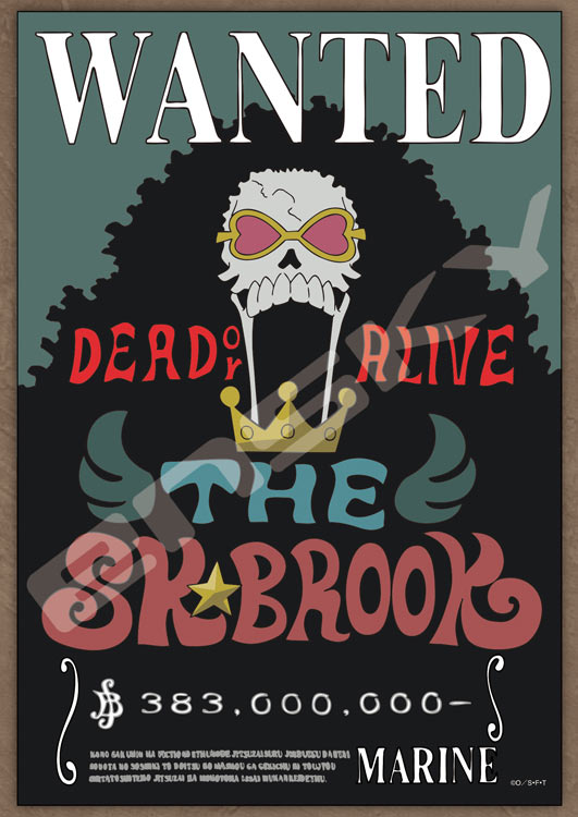 海賊王 - 布魯克 通緝令 II 208塊 (18.2×25.7cm)