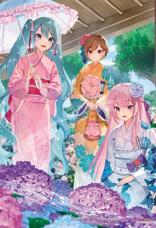 (環保樹脂) 初音未來 - 繡球花 300塊 (26×38cm)