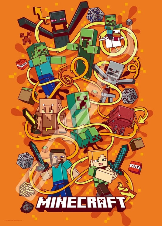 MINECRAFT - 生存模式 500塊 (38×53cm)