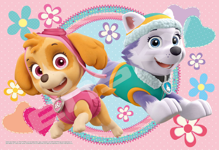 (特大尺寸) 兒童向 - PAW Patrol Sky & Everest 70塊 (26×38cm)