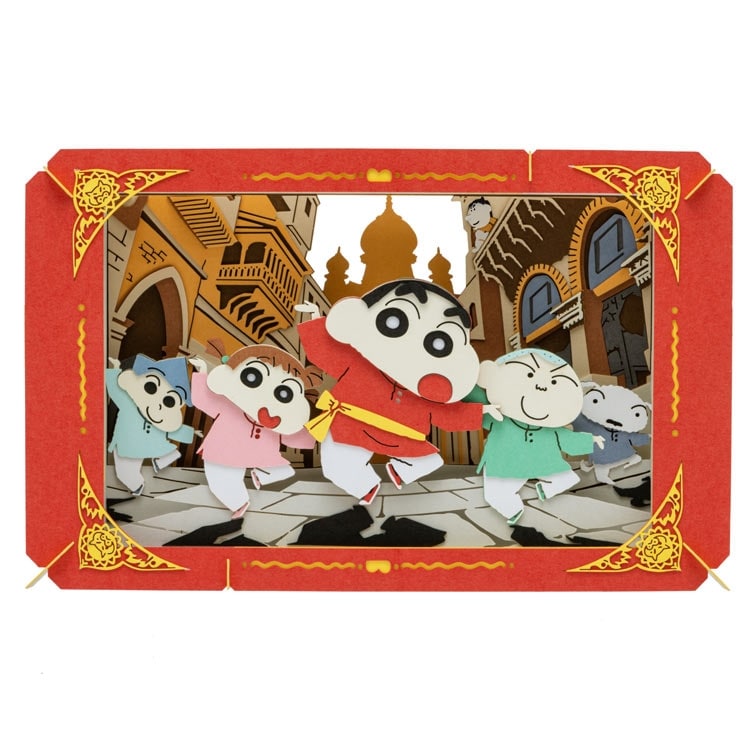 Paper Theater - 蠟筆小新 超華麗!灼熱的春日部舞者(L Size)
