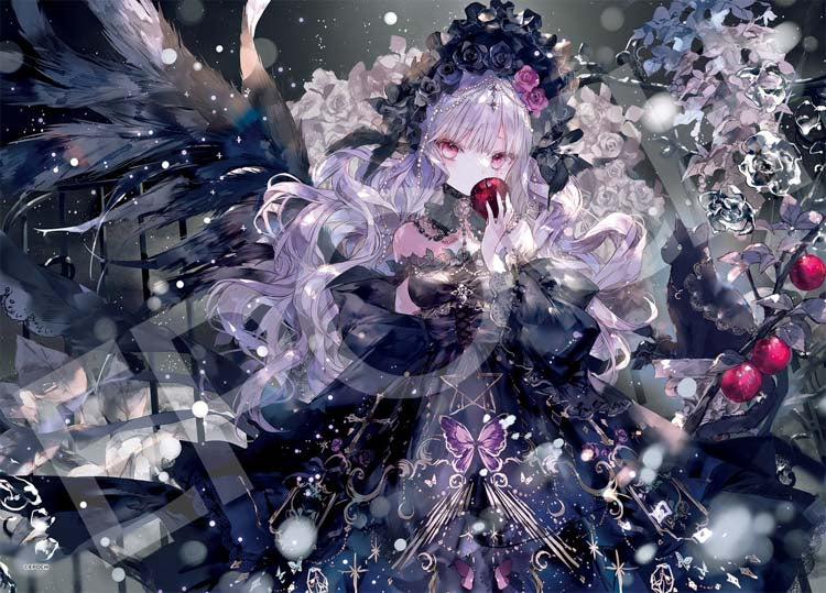 Onineko - 黑夜巫師 500塊 (38×53cm)