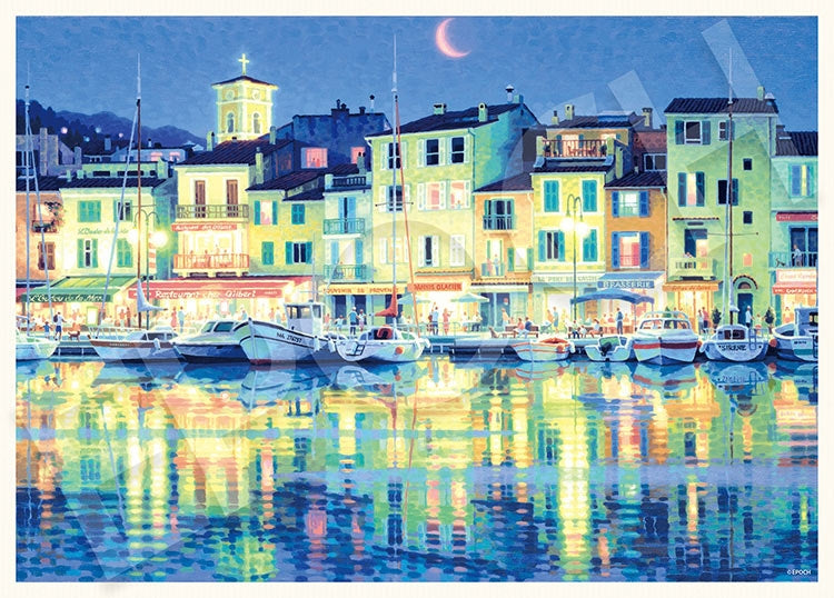 (夜光) 笹倉鐵平 - 假期~月下~ 500塊 (38×53cm)