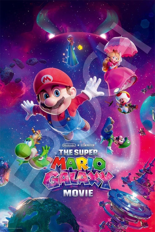 Super Mario - 超級瑪利歐銀河電影版 300塊 (26×38cm)
