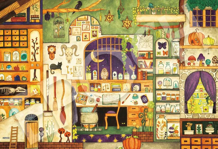 西村典子 - 女巫的房間 300塊 (26×38cm)