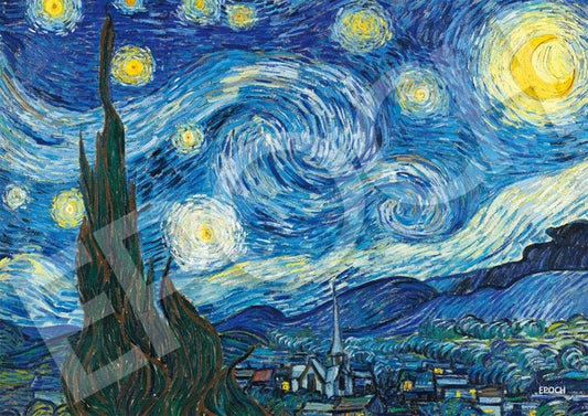 (迷你尺寸) 梵高 - 星月夜  500塊 (18.2×25.7cm)