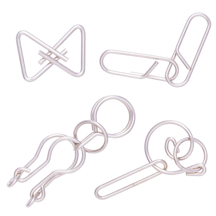 解難魔金 - 拼圖環 BLUE