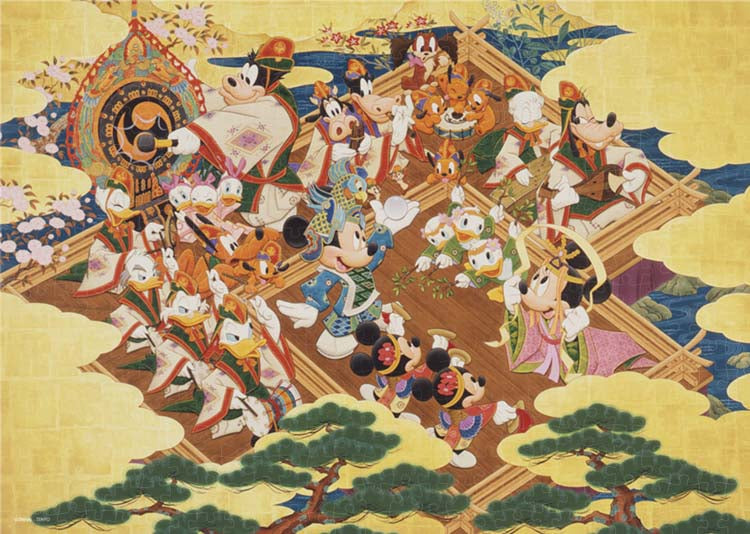 迪士尼 - 米奇和米妮歌舞 500塊 (35×49cm)