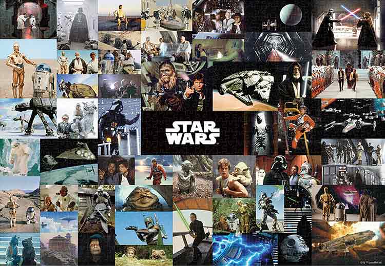 星球大戰 - 著名場景合輯 1000塊 (51×73.5cm)