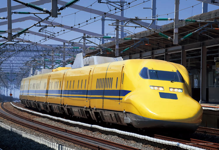 (特大尺寸) 日本風景 - 新幹線923型黃醫生 108塊 (26×38cm)