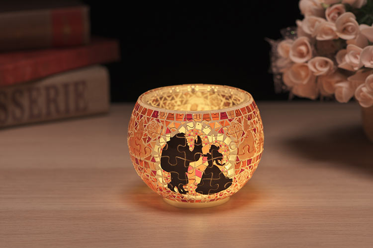 蠟燭燈立體 - 美女與野獸 80塊