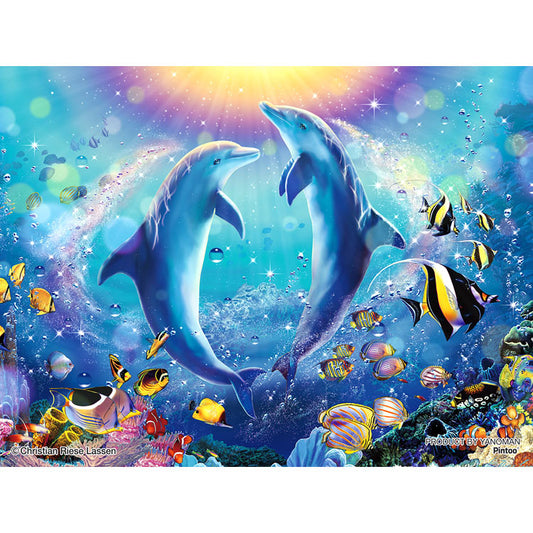 (透明樹脂) Christian Lassen - 海中起舞 150塊 (7.6×10.2cm)