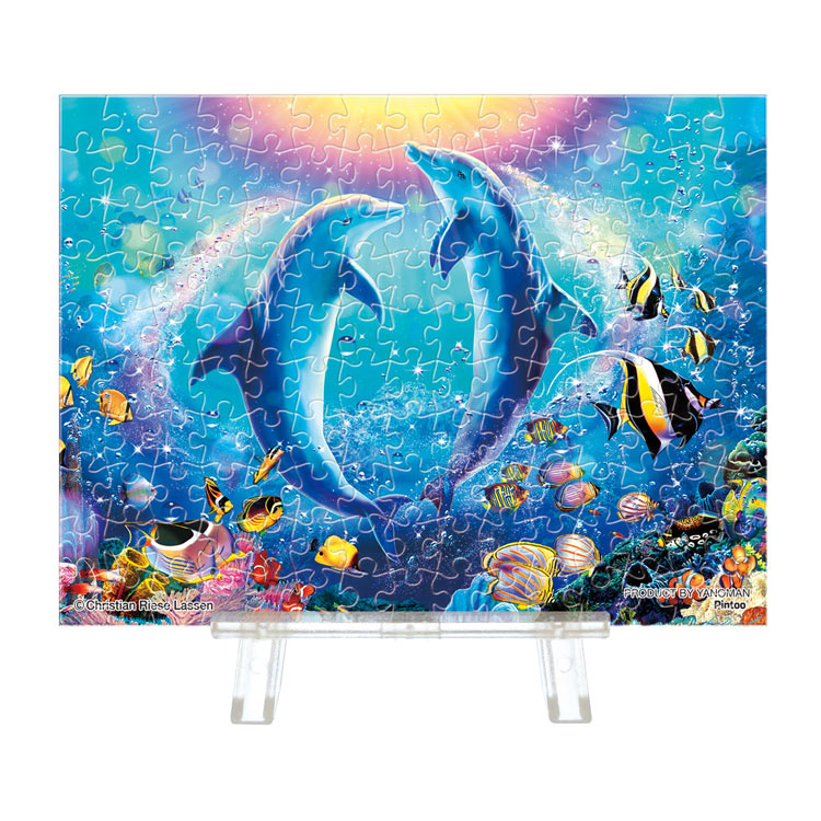 (透明樹脂) Christian Lassen - 海中起舞 150塊 (7.6×10.2cm)