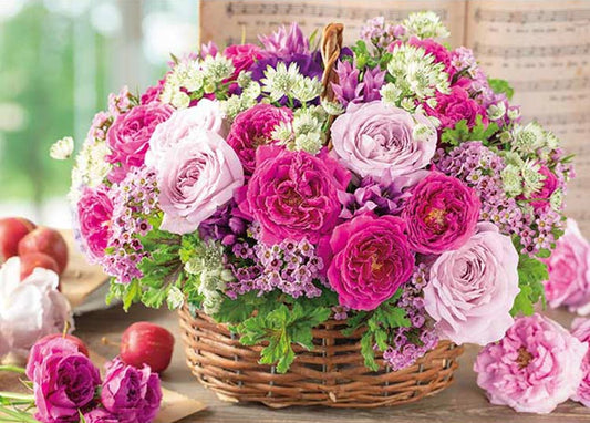 花藝 - 玫瑰練習曲 500塊 (38×53cm)