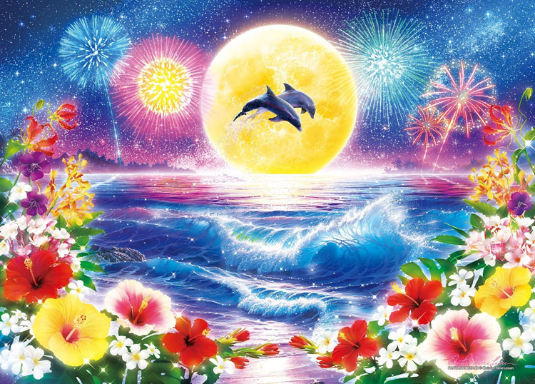 (夜光) Christian Lassen - 夢幻海灘 500塊 (38×53cm)