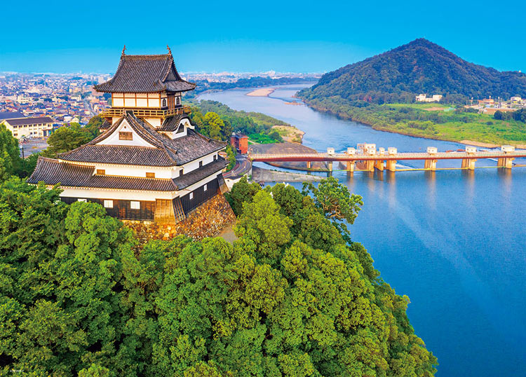 日本風景 - 國寶犬山城 600塊 (38×53cm)