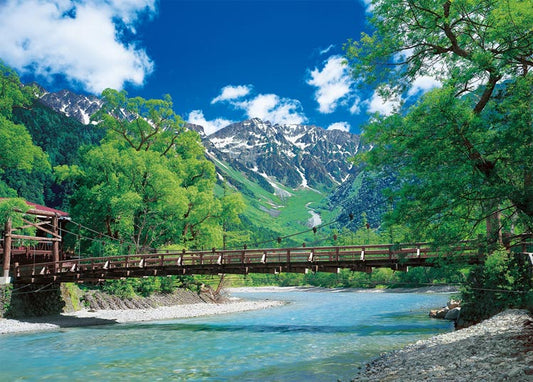 (迷你尺寸) 日本風景 - 河童橋的清流 2000塊 (38×53cm)