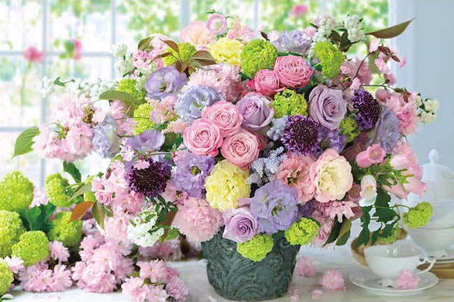 花藝 - 春季色彩和諧 1000塊 (50×75cm)