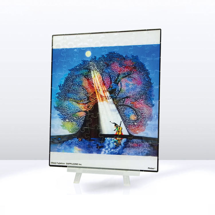 (透明樹脂) 藤城清治 - 月光之聲 80塊 (14.4×17.9cm)