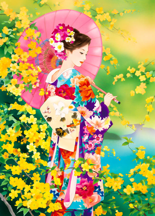 森田春代 - 靈氣之姿 500塊 (38×53cm)