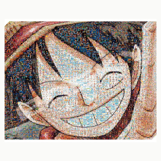 (馬賽克) 畫布框立體 - 海賊王 路飛大頭肖像 366塊