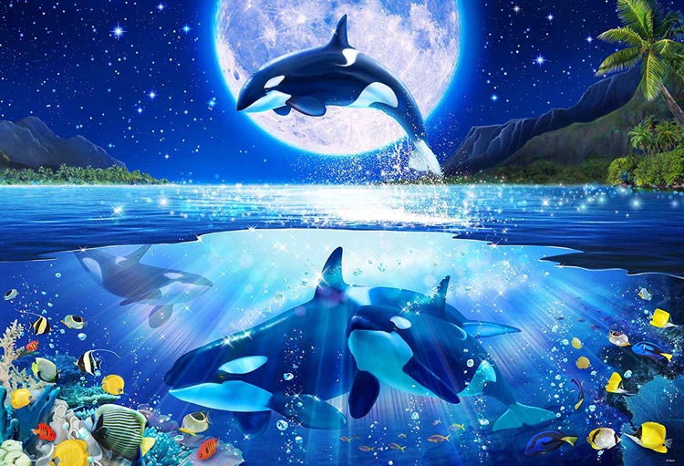 瑪麗亞 - 永恆的月亮 1000塊 (49×72cm)