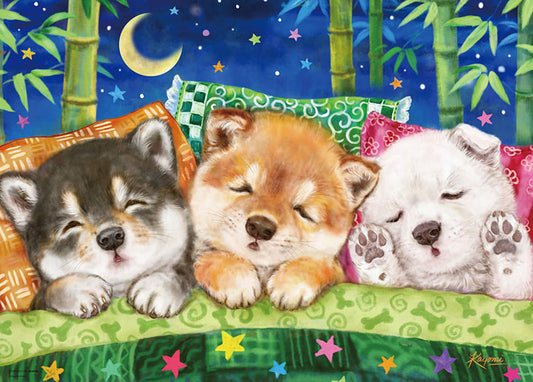 原井加代美 - 睡夢小狗 600塊 (38×53cm)