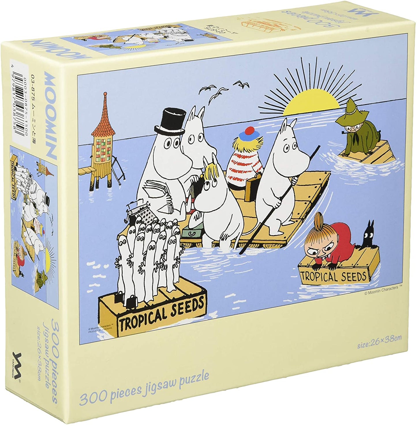 姆明一族 - 姆明與海 300塊 (26×38cm)