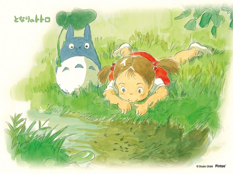 (環保樹脂) 龍貓 - 小川岸邊 150塊 (7.6×10.2cm)