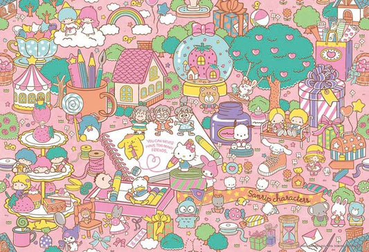 (迷你尺寸) Sanrio - 復古公園 500塊 (26×38cm)