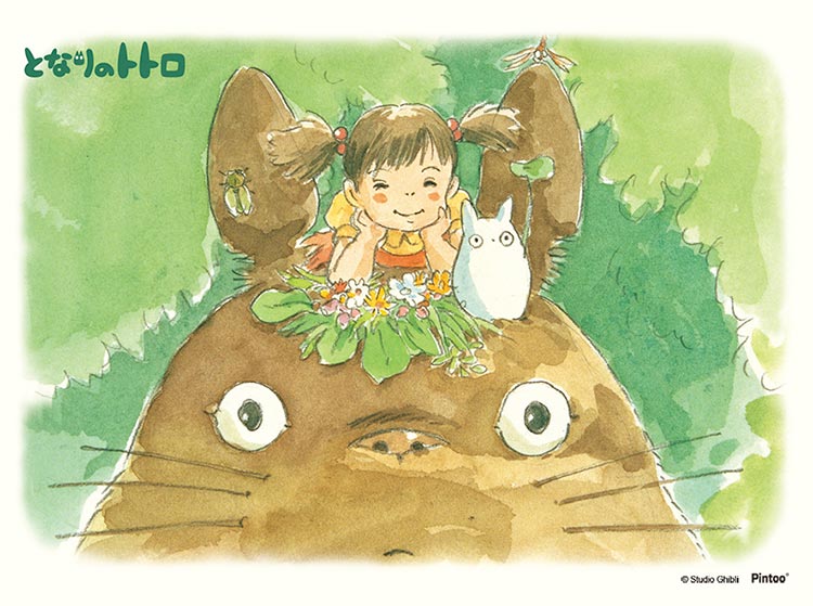 (環保樹脂) 龍貓 - 在龍貓頭上 150塊 (7.6×10.2cm)